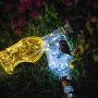 8 Modes Solar Umbrella Lights + 8 Pack 20 LEDs Solar Wine Bottle Lights with Cork