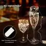 Zebbyee Mini LED Lichterkette mit Knopfbatteriebetrieben, 20er Pack, Wasserdichte Lichterkette mit 20 LEDs aus Kupferdraht – für Schlafzimmer, Weihnachtsfeier, Mason Jar Dekorationen