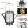 Lampe Mason en verre de style chaudière rétro, 2 packs, 45 LED, pour décoration de terrasse, jardin, patio. Lampe Mason en verre de style chaudière rétro, 2 packs, 45 LED, pour décoration de terrasse, jardin, patio.