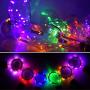 LoverNite Weinflaschen-Lichter mit Korken, 6er-Set, Batteriebetriebene 15 LED Korkform Silberdraht Farbige Mini-Farbkugellichter für DIY, Party, Dekoration, Weihnachten, Halloween, Hochzeit (Gemischte Farben)