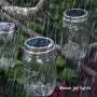Guirlandes Lumineuses Solaires en Mason Jar, 12 Pièces, 30 LED, avec 12 Supports et 3 PVC. Décoration Idéale pour Courtyard, Jardin, Patio, Jardin, Famille, Fête, Anniversaire, Mariage. (Pas de Pots) Lumière Chaude.