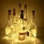Lumières solaires pour bouteilles de vin, 20 LED étanches en cuivre, pour mariage, Noël, extérieur, fête, jardin, terrasse, décoration de passage (blanc chaud) Lumières solaires pour bouteilles de vin, 20 LED étanches en cuivre, pour mariage, Noël, extérieur, fête, jardin, terrasse, décoration de passage (blanc chaud)