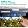 Kalamera Mini Fridge 24” Beverage and Wine Cooler Built-in or Freestanding - 120 Cans & 16 Bottles Capacity Wine Refrigerator Cooler- For Kitchen, Office or Bar with White Interior Light Kalamera Mini Fridge 24” Beverage and Wine Cooler Built-in or Freestanding - 120 Cans & 16 Bottles Capacity Wine Refrigerator Cooler- For Kitchen, Office or Bar with White Interior Light