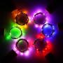 LoverNite Weinflaschen-Lichter mit Korken, 6er-Set, Batteriebetriebene 15 LED Korkform Silberdraht Farbige Mini-Farbkugellichter für DIY, Party, Dekoration, Weihnachten, Halloween, Hochzeit (Gemischte Farben)