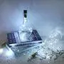 Weihnachtslichtketten mit Korken, LoveNite 12er Pack, 12 LED, Silberdraht, Farbwechsel, Mini-Fairy Lights (keine Flaschen) für DIY, Party, Weihnachten, Hochzeit (Kalter Weiß)