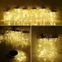 Solar String Lights mit Mason Jar Deckel, Warme Weiß, 6er Pack, 20 LED, Wasserdicht, Hänge-Fairy-Sternbeleuchtung für Standard-Mason-Jars, für Patio, Hochzeit, Laternen, Tischdeko (Warme Weiß)