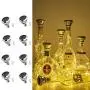 Guirlandes Lumineuses pour Bouteilles de Vin, 24 Pièces, 20 LEDs, avec Bouchons, Idéales pour Fêtes, Mariages, Décorations de Table ou Centre de Table, Couleurs Arc-en-Ciel, Blanc Chaud, Blanc Froid. Guirlandes Lumineuses pour Bouteilles de Vin, 24 Pièces, 20 LEDs, avec Bouchons, Idéales pour Fêtes, Mariages, Décorations de Table ou Centre de Table, Couleurs Arc-en-Ciel, Blanc Chaud, Blanc Froid.