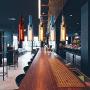 HLY Nordisch Stil Eiszapfen Pendelleuchte, Farbige Weinflaschenkugeln Mehrlicht-Restaurant-Bar-Kleidungsladen Hängeleuchte Industrielles Dekorationsleuchten mit E27 Fassung, 22