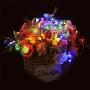 10er Set Weinvorrats-Leuchten mit Korken, 15 LED Silberdraht Korken-Leuchten, wasserdicht, batteriebetrieben, Weihnachtslichtketten für Gläser, Party, Hochzeit, Weihnachten (Farbig)