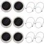 Guirlande Lumineuse Solarée en Mason Jars, 6 LED (6 Suspensions Inclus/Pas de Mason Jar), 5 Couleurs, Lanternes Suspendues Étanches pour Jardin, Patio, Adaptées aux Mason Jars Réguliers Guirlande Lumineuse Solarée en Mason Jars, 6 LED (6 Suspensions Inclus/Pas de Mason Jar), 5 Couleurs, Lanternes Suspendues Étanches pour Jardin, Patio, Adaptées aux Mason Jars Réguliers