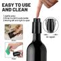 penobon Wine Bottle Stoppers with Vacuum, Wine Vacuum Stopper Keep Fresh, Wine Preserver with Time Scale Record,Reusable Wine Stopper Fits most of Wine Bottles.Best Wine Gifts for Wine lovers[2 PACK]