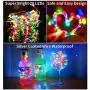 12er Set 20 LED Weinvorratsleuchten mit Kork, 6,5m/2M Kupferdraht Korkleuchten, Batteriebetriebene Flaschen Korkstringleuchten für DIY Party Dekoration, Weihnachten Hochzeit Festival - Bunt