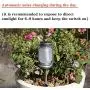 YUEFA Solar Lanterns Outdoor Waterproof, Mason jar Hanging Solar Garden Lights lantrens,for DIY Garden Patio Holiday and Outdoor Large Lawn Decoration
