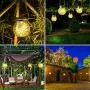 2 Pack Hanging Outdoor Solar Lights, Outdoor Decorative Crackle Mason Jar Glass Lamp, Waterproof Solar Lanterns with Handle for Garden, Yard, Porch, Tree, Tabletop Decorations (Warm White) 2 Pack Hanging Outdoor Solar Lights, Outdoor Decorative Crackle Mason Jar Glass Lamp, Waterproof Solar Lanterns with Handle for Garden, Yard, Porch, Tree, Tabletop Decorations (Warm White)