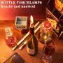 Kit de Forge à Bouteille de Vin DIY, 8 Ensembles, Incluant Support de Bougies en Laiton avec Rondelle, Drills de Bougies en Fibre de Verre de Remplacement et Couvercle en Cuivre (Revêtement (Doux), Longueur 35 cm) Kit de Forge à Bouteille de Vin DIY, 8 Ensembles, Incluant Support de Bougies en Laiton avec Rondelle, Drills de Bougies en Fibre de Verre de Remplacement et Couvercle en Cuivre (Revêtement (Doux), Longueur 35 cm)