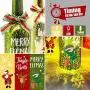 MJ Premier Weihnachtsdekoration, Weihnachtsdekoration Wein Flasche Lichter, Batteriebetriebenes LED Glas mit Timer, Dekorativ für Tischplatte Display Centerpiece Weihnachtsfeier Zuhause (3C)
