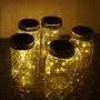 6 Pack Mason Jar Lights, 20 LED Solar Warm White Fairy String Lights Lids Insert for Garden Deck Patio Party Wedding Christmas Decorative Lighting Fit for Regular Mouth Jars 6 Pack Mason Jar Lights, 20 LED Solar Warm White Fairy String Lights Lids Insert for Garden Deck Patio Party Wedding Christmas Decorative Lighting Fit for Regular Mouth Jars