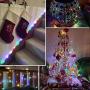 10er Set Weinvorrats-Leuchten mit Korken, 15 LED Silberdraht Korken-Leuchten, wasserdicht, batteriebetrieben, Weihnachtslichtketten für Gläser, Party, Hochzeit, Weihnachten (Farbig)