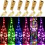 Lumières d'épi de vinyle ANYOYO, 6 Couleurs, 20 LED, Fil en Cuivre, Mini Guirlande Lumineuse, Alimentées par Batterie, Lumières Étoilées, Cadeau pour Thanksgiving, Noël, Décoration DIY, Mariage, Fête, Intérieur et Extérieur. Lumières d'épi de vinyle ANYOYO, 6 Couleurs, 20 LED, Fil en Cuivre, Mini Guirlande Lumineuse, Alimentées par Batterie, Lumières Étoilées, Cadeau pour Thanksgiving, Noël, Décoration DIY, Mariage, Fête, Intérieur et Extérieur.