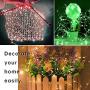 Gladpaws Fairy Lights,12 Pack LED Fairy Lights Battery Operated,7 Feet 20 LED Flexible Firefly Starry Moon String Lights for DIY Wedding Party Bedroom Christmas Decoration (Multi-Colored)