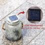 2 Pack Solar Outdoor Lights Hanging Jar Solar Lantern Fairy Outdoor Waterproof Decorative LED String Lights for Garden (Fairy)