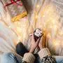 STARKER Zaubernde Lichterkette 2er-Set, 50 LED, 16ft, Akkubetrieben, 8 Modi, Glühwürmer-Funkeln, Wasserdicht, Silberdraht, Dekorationslicht mit Zeitschaltfunktion für Schlafzimmer, Garten, Party, Hochzeit