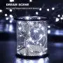 12 Stück Feenlichte, Kühlweiß, 3,3FT Silberdraht, 20 LED Lichterkette, Akkubetrieben, Sterne-Lichterkette, Akkubetriebene Glühwürmchen-Lichter für Kostüme, DIY, Hochzeit, Party, Weihnachten